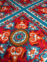Sicilian Caretto Pattern Fabric by Metre - Whotex Fabrics London