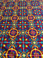 Sicilian Pattern Bordeaux coloured Fabric By The Yard - Whotex Online Fabric Store