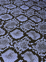 Snakeskin Print Moss Crepe Fabric by the Metre - Whotex Fabrics London