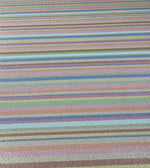 Soft Color Striped Shimmer Ottoman Fabric - Whotex Fabrics London
