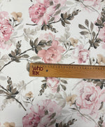Soft Floral Print Chiffon Fabric by the Metre - Whotex Fabrics London