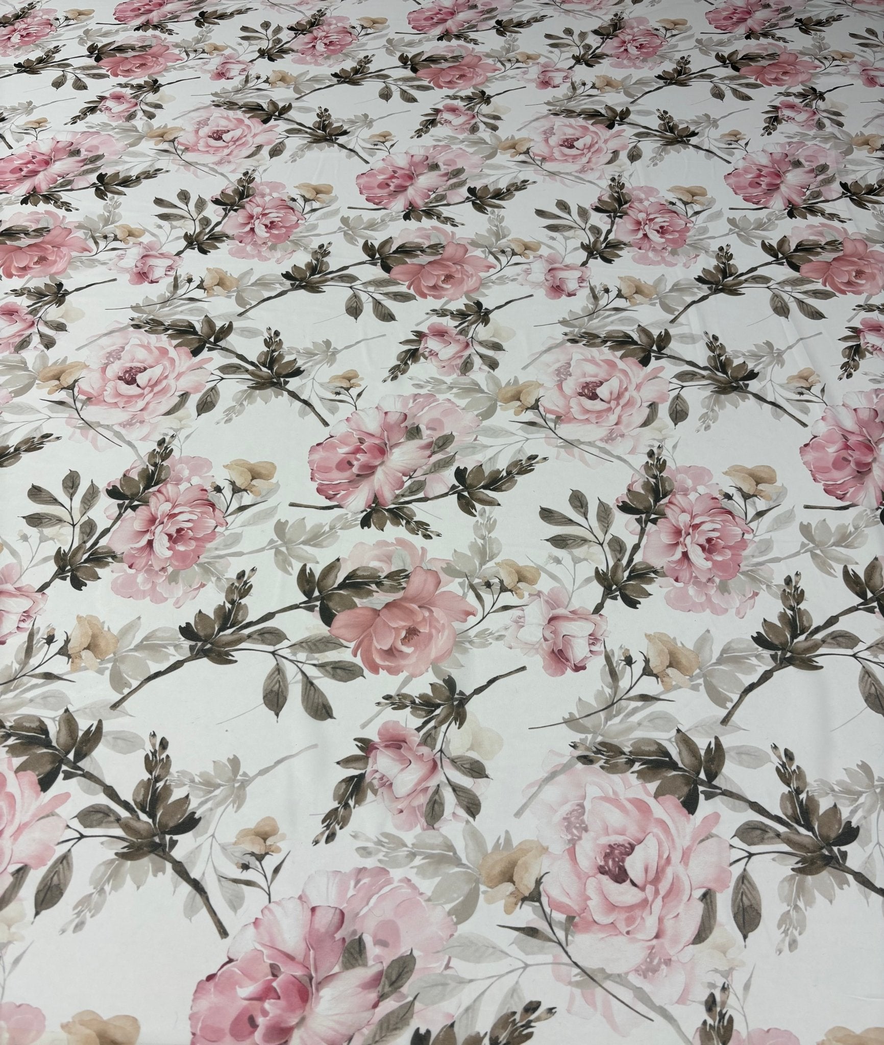 Soft Floral Print Chiffon Fabric by the Metre - Whotex Fabrics London