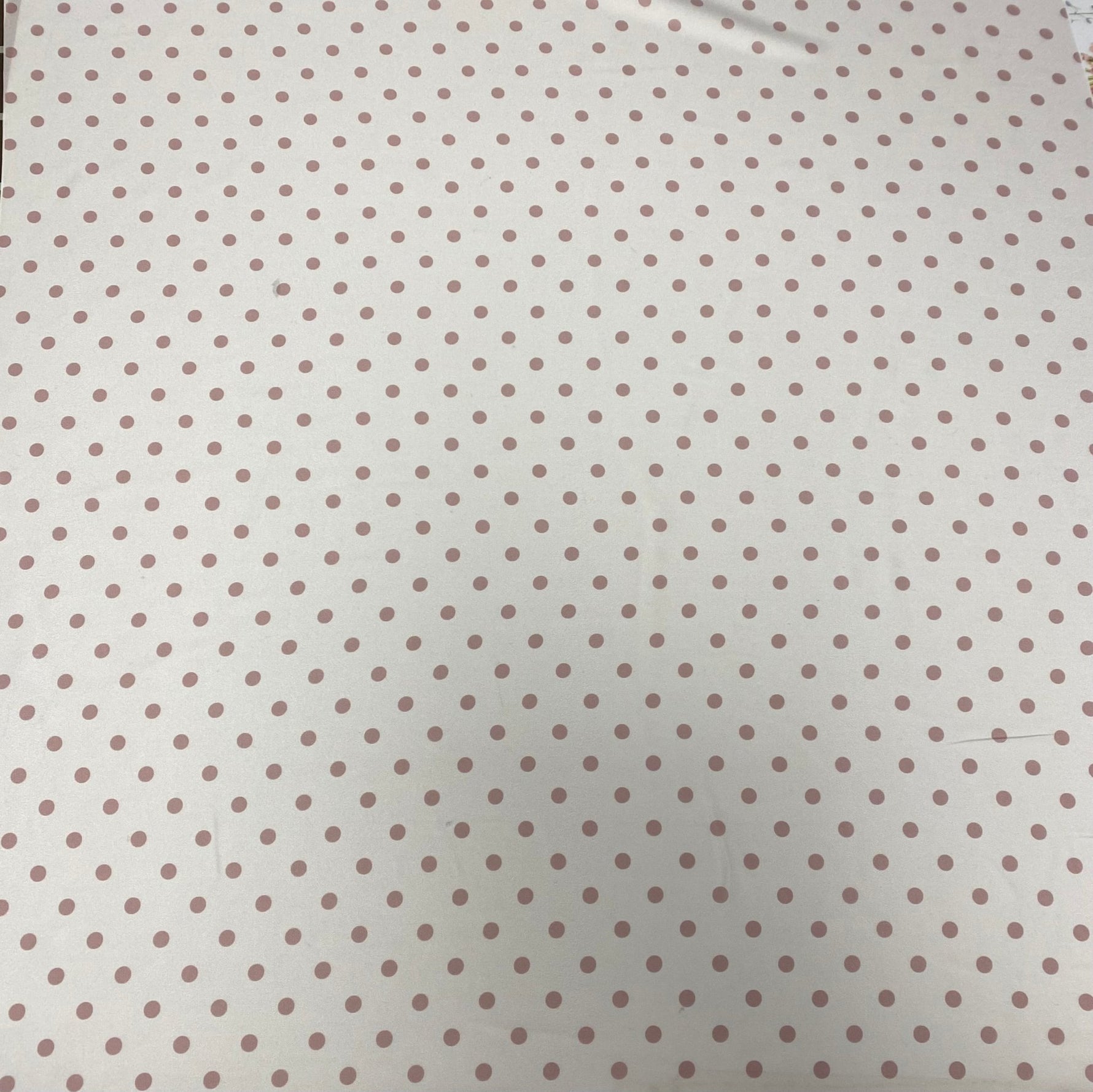 Soft Pink Polka Dot Fabric – Elegant Retro Style - Whotex Fabrics London