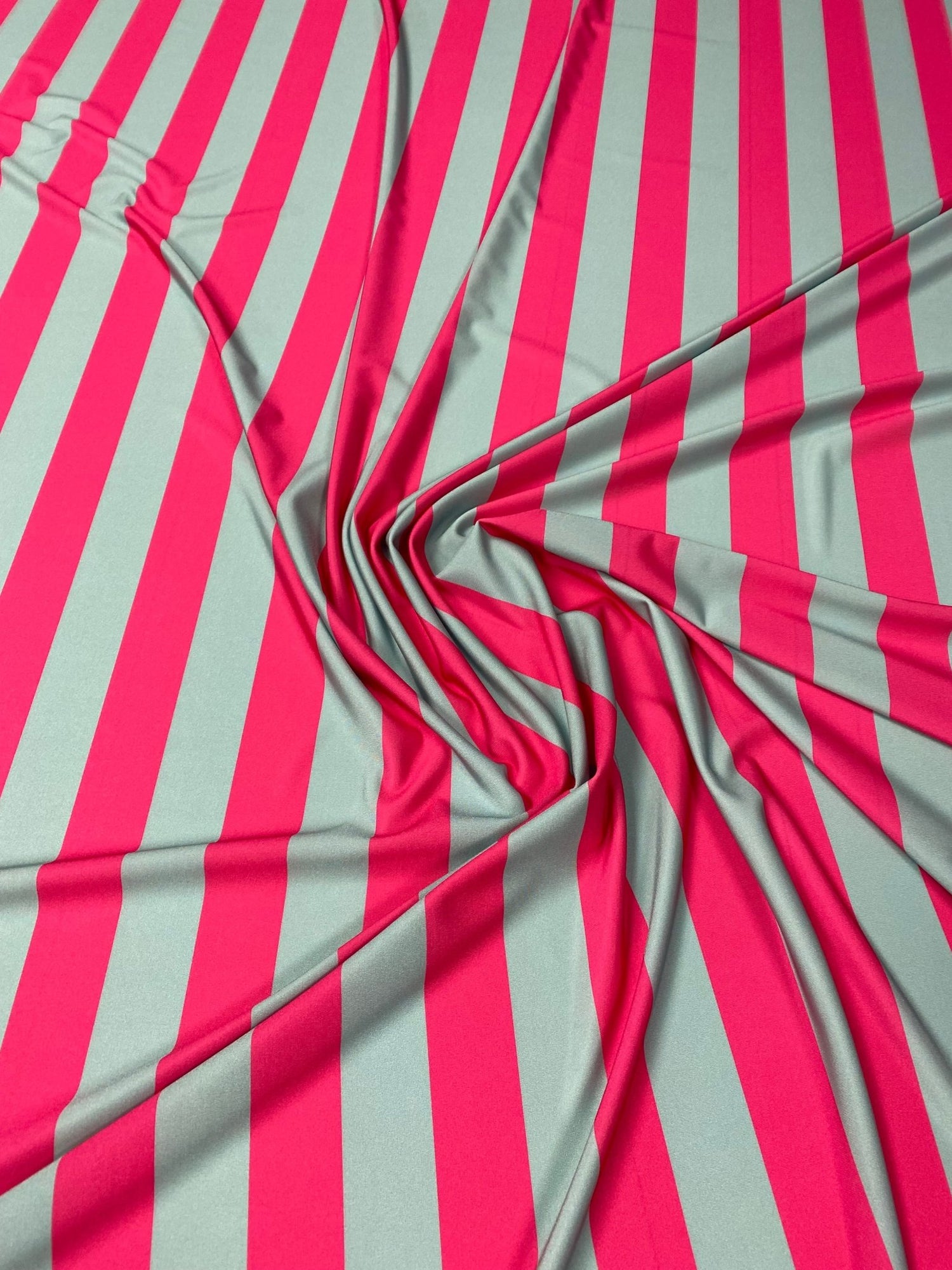 Striped Lycra Stretch Fabric by the Metre - Whotex Fabrics London