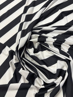 Striped Spandex Fabric by the Metre - Whotex Fabrics London