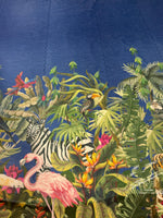 Tropical Jungle Animal Print Sequin Fabric - Whotex Fabrics London