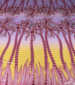 Tropical Palm Ombre Fabric for Summer Dresses - Whotex Fabrics London