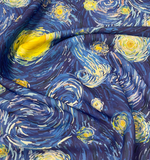 Van Gogh Inspired Fabric By Metre - Whotex Fabrics London