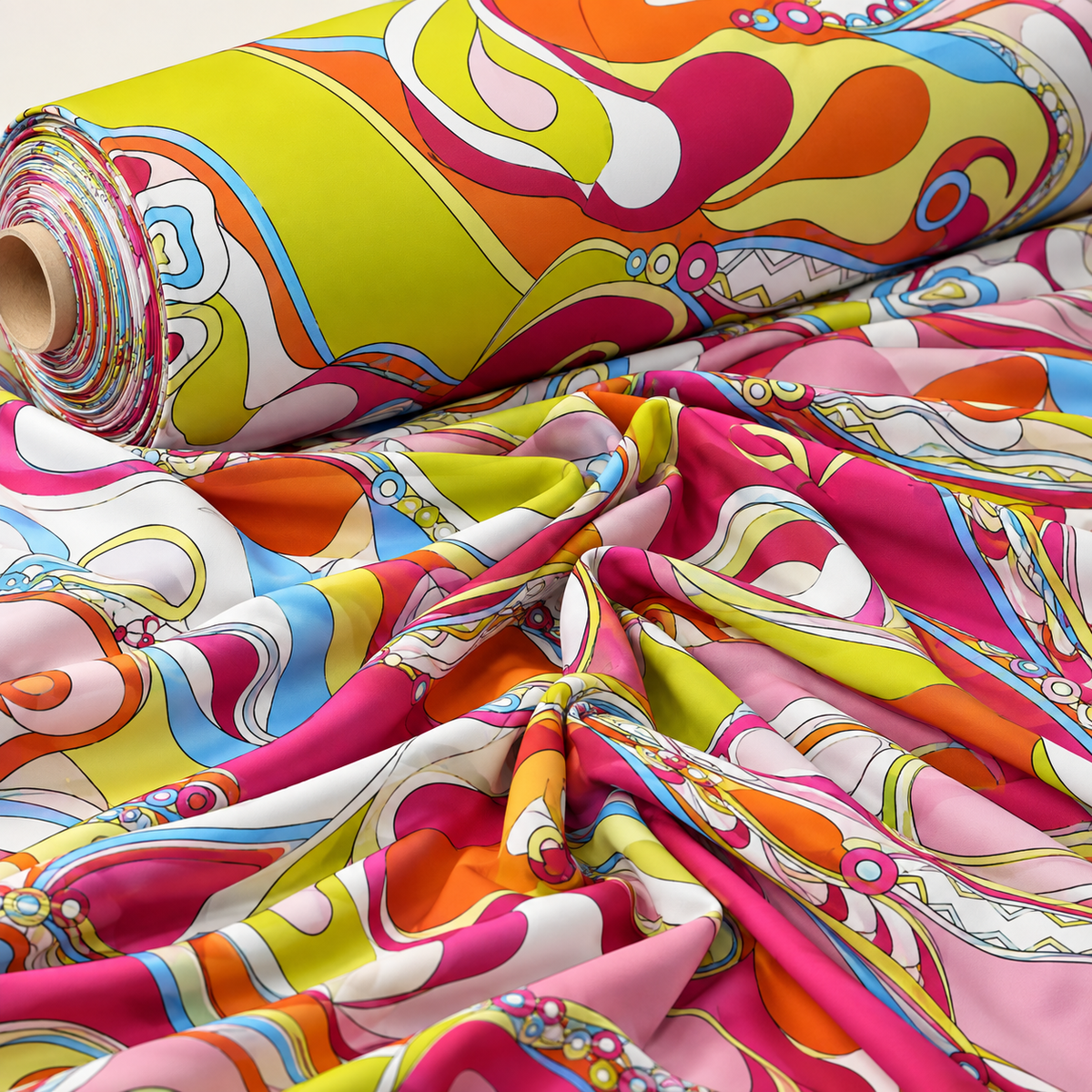 Vibrant Paisley Fabric by the Metre - Whotex Fabrics London