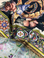 Vintage Baroque Floral Fabric by Metre - Whotex Fabrics London