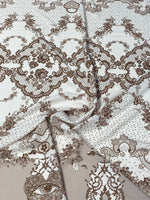 Vintage Floral Lace Fabric by the Metre - Whotex Fabrics London