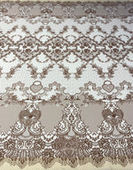 Vintage Floral Lace Fabric by the Metre - Whotex Fabrics London