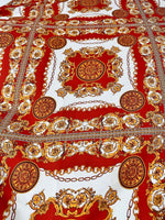 Vintage Gold Baroque Pattern Fabric - Whotex Online Fabric Store