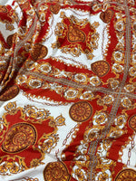 Vintage Gold Baroque Pattern Fabric - Whotex Online Fabric Store