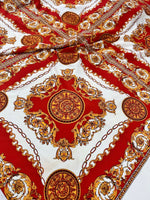 Vintage Gold Baroque Pattern Fabric - Whotex Online Fabric Store