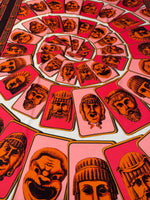 Vintage Playing Cards Crepe Fabric by the Metre - Whotex Fabrics London