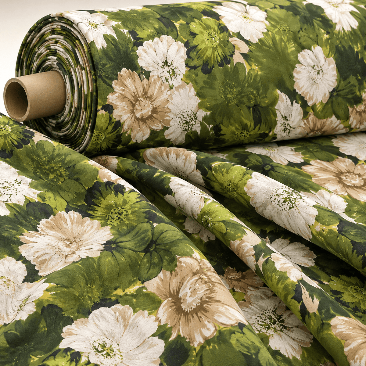 Watercolor Floral Fabric by Metre - Whotex Fabrics London