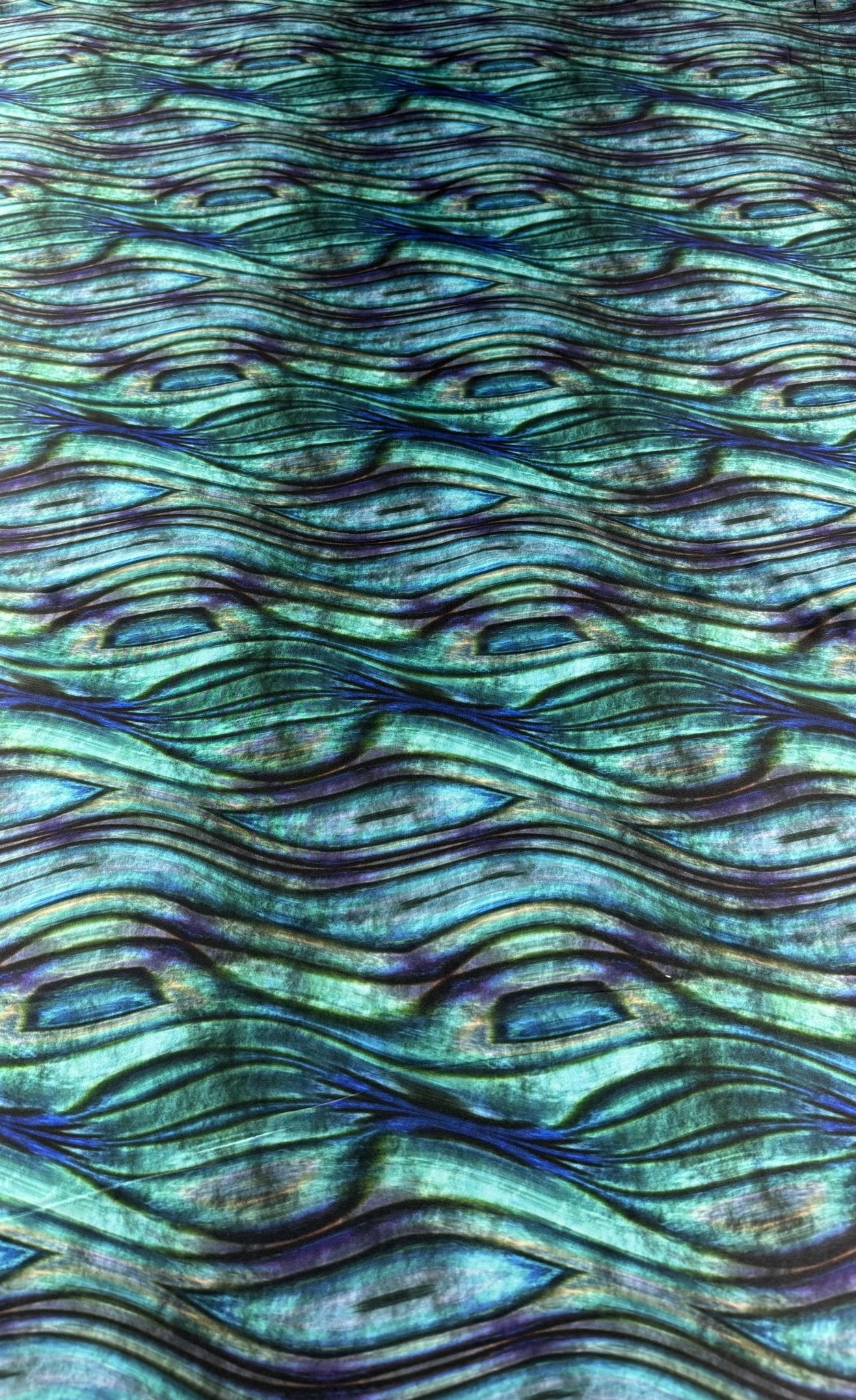 Wave Pattern Fabric By Metre - Whotex Fabrics London