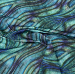 Wave Pattern Fabric By Metre - Whotex Fabrics London