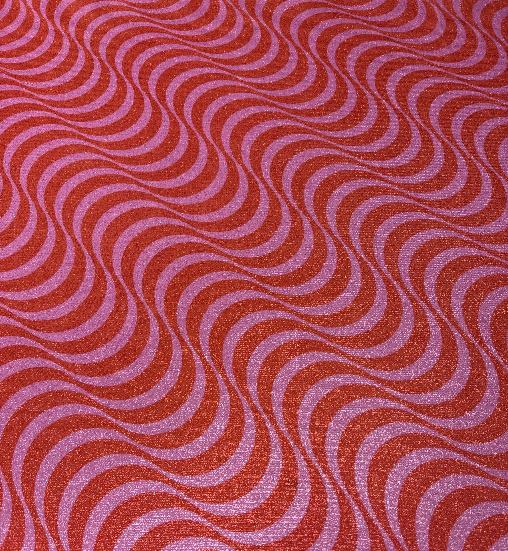 Wavy Metallic Lurex Fabric by the Metre - Whotex Fabrics London