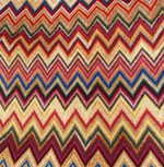 Zigzag Chevron Printed Table Runner - Whotex Fabrics London