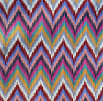 Zigzag Chevron Vibrant Colors Printed Table Runner - Whotex Fabrics London
