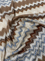 Zigzag Pattern Stretch Mesh Fabric Sold by the Metre - Whotex Fabrics London